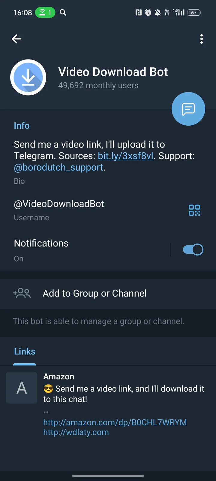 Video Download Bot screenshot 3