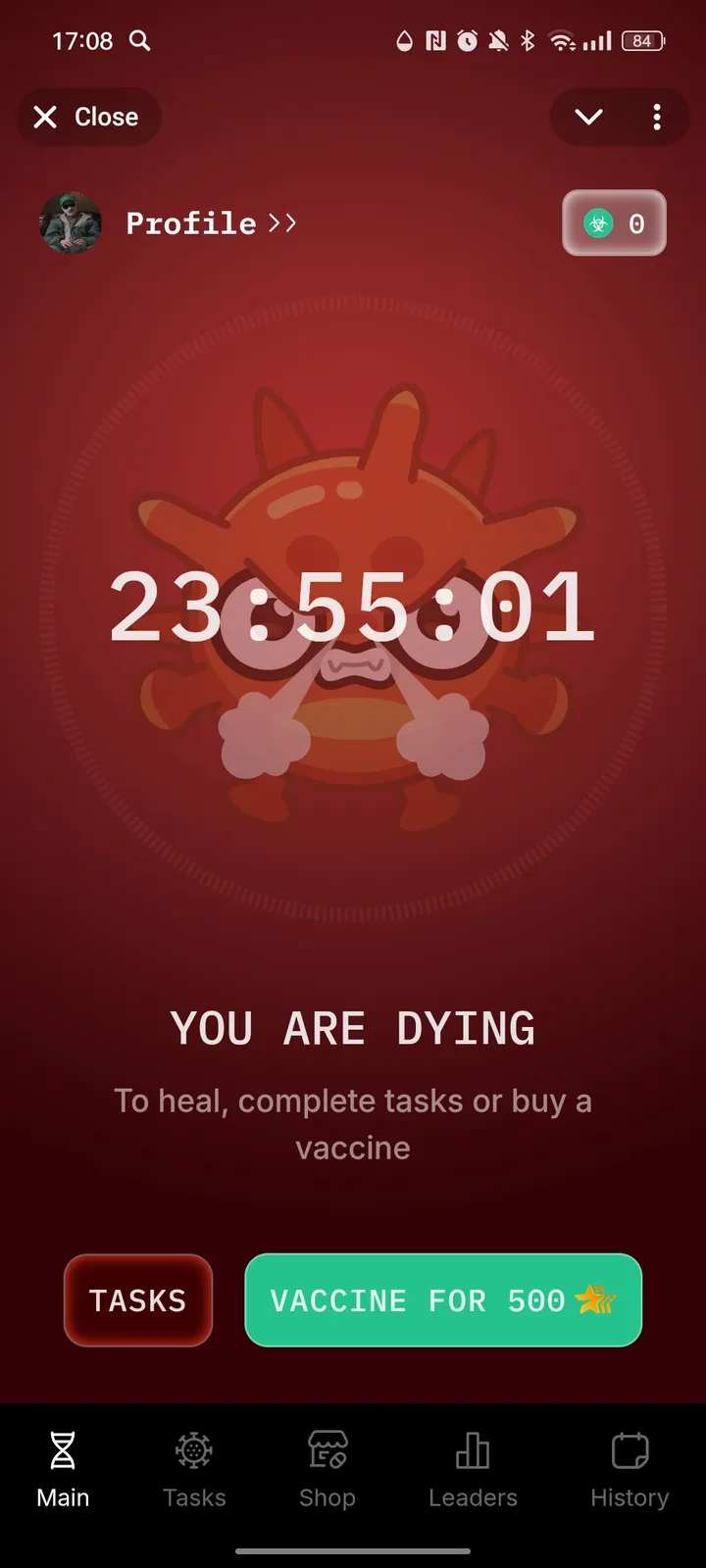 How VIRUS BOT looks