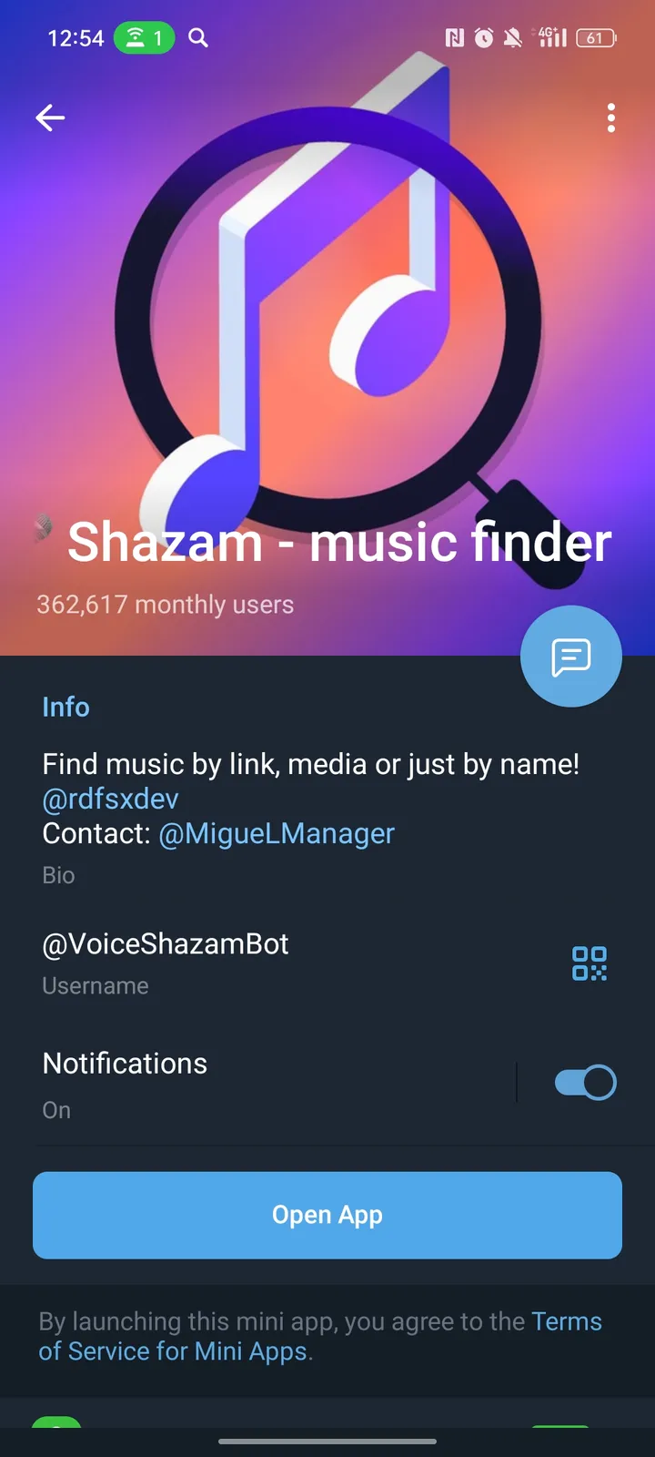 How Voice Shazam looks