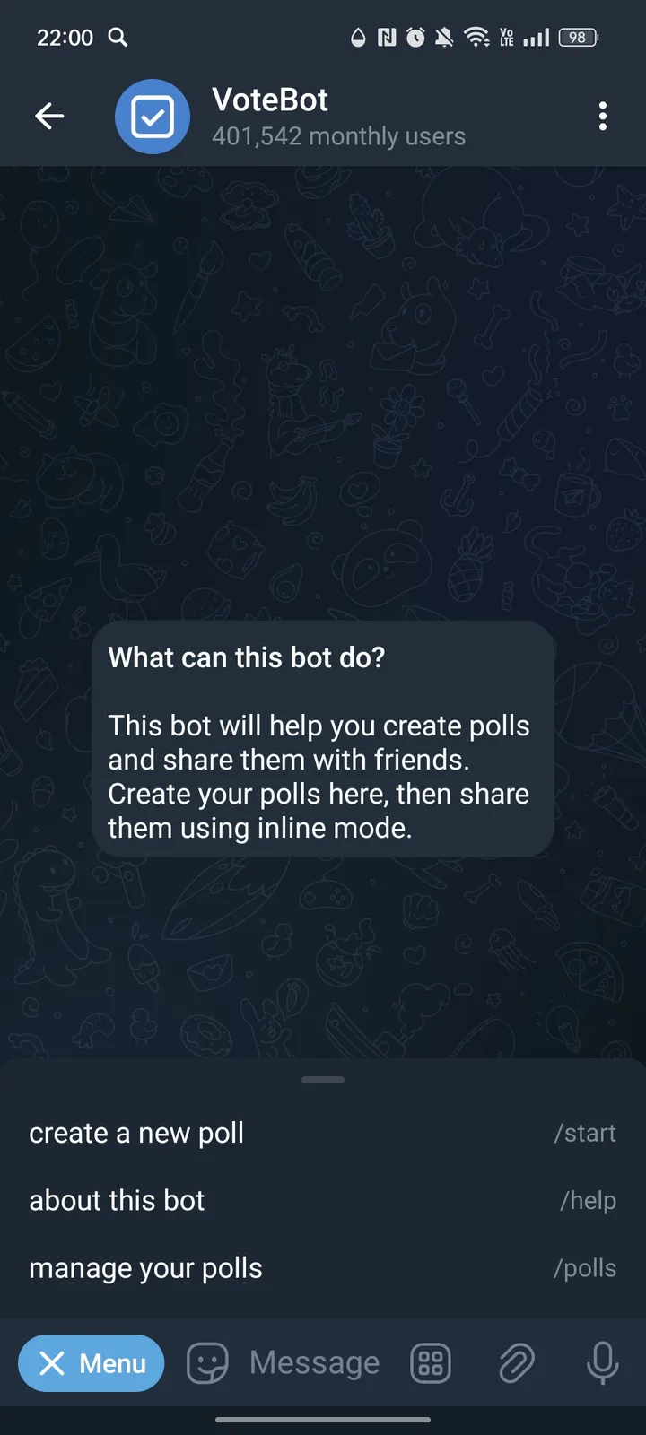 VoteBot screenshot 3