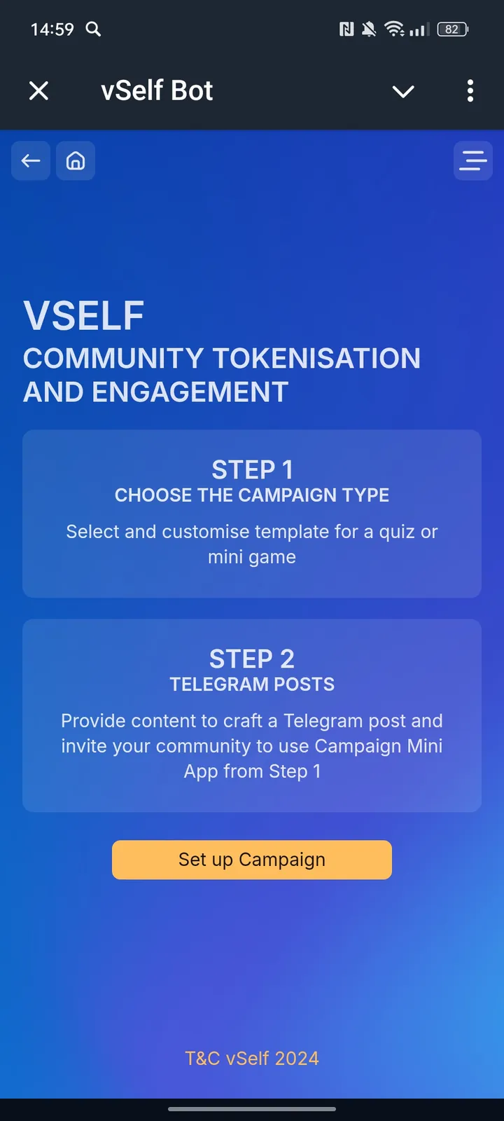 vSelf Bot screenshot 2