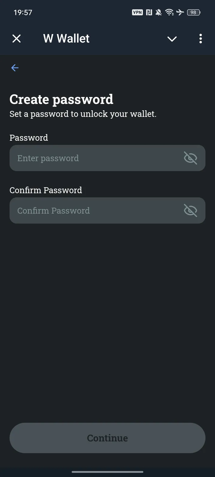 W Wallet screenshot 2