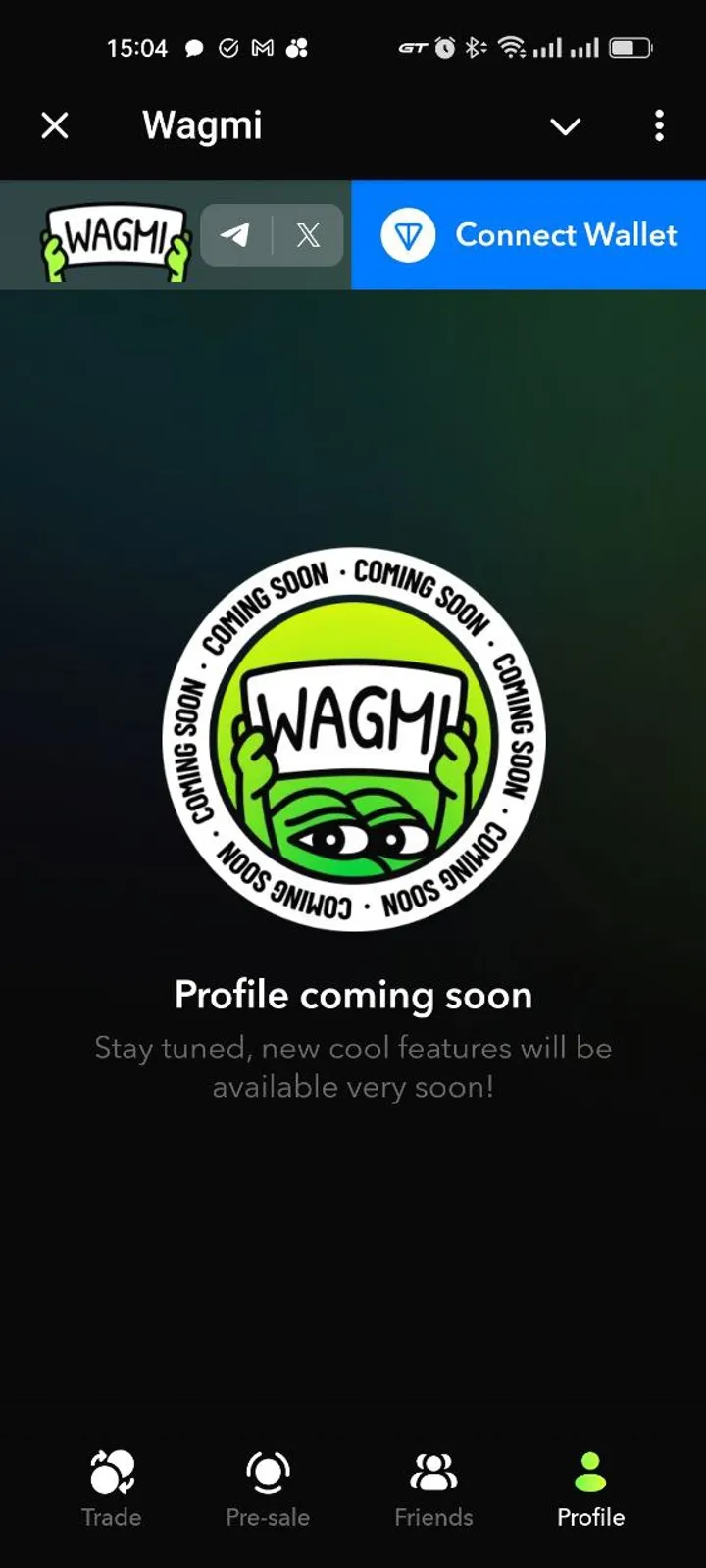 Wagmi screenshot 1
