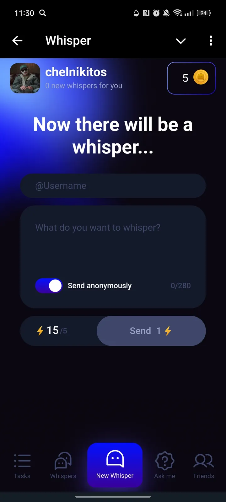 Whisper screenshot 2