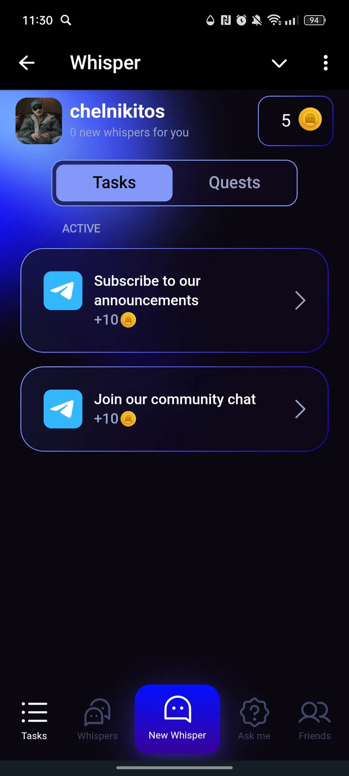Whisper screenshot 5