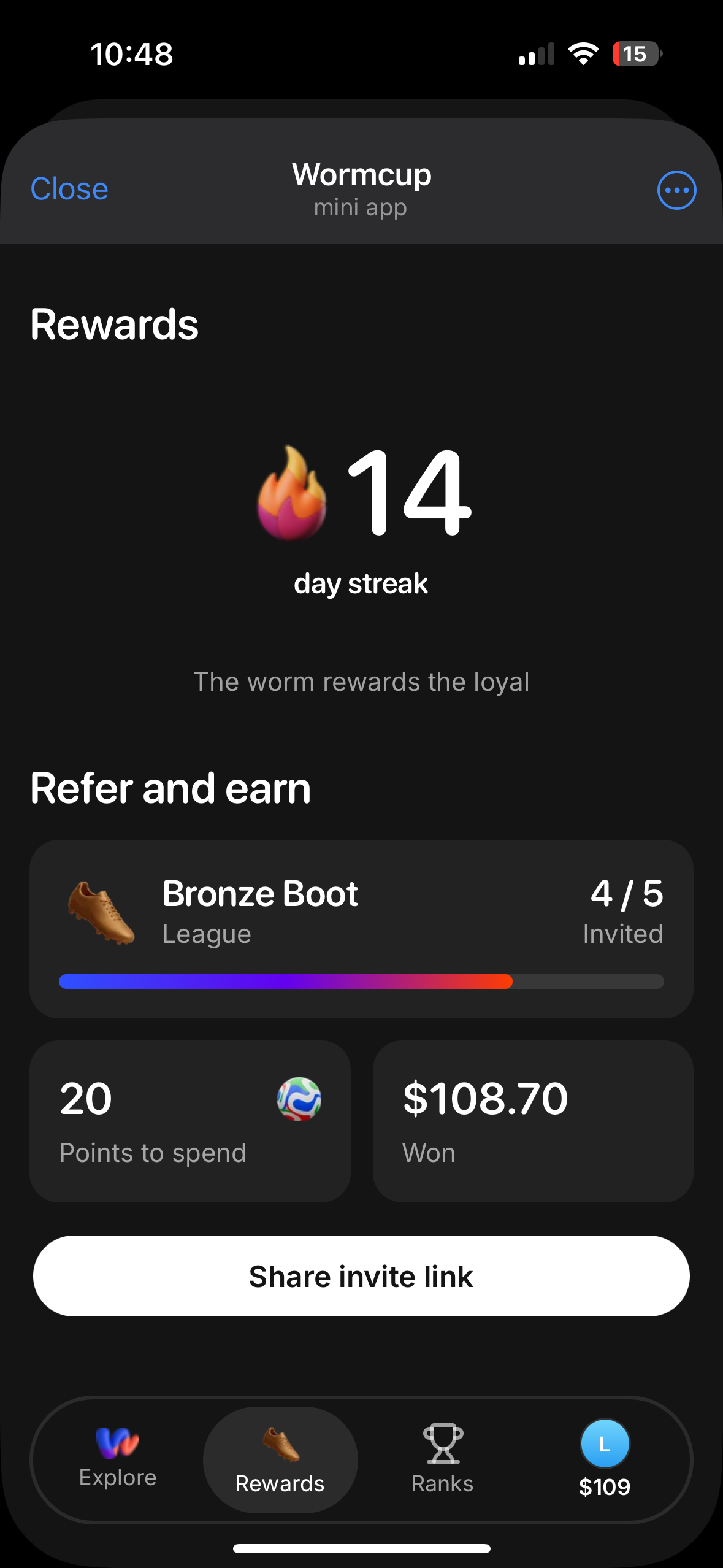 Wormcup screenshot 5