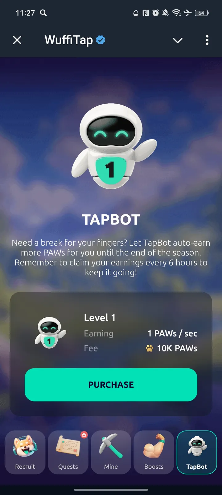 WuffiTap screenshot 5