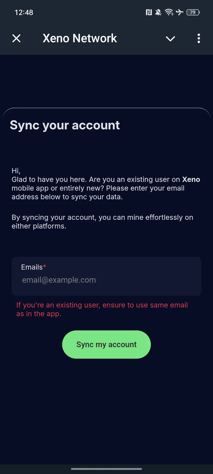 Xeno Network screenshot 2