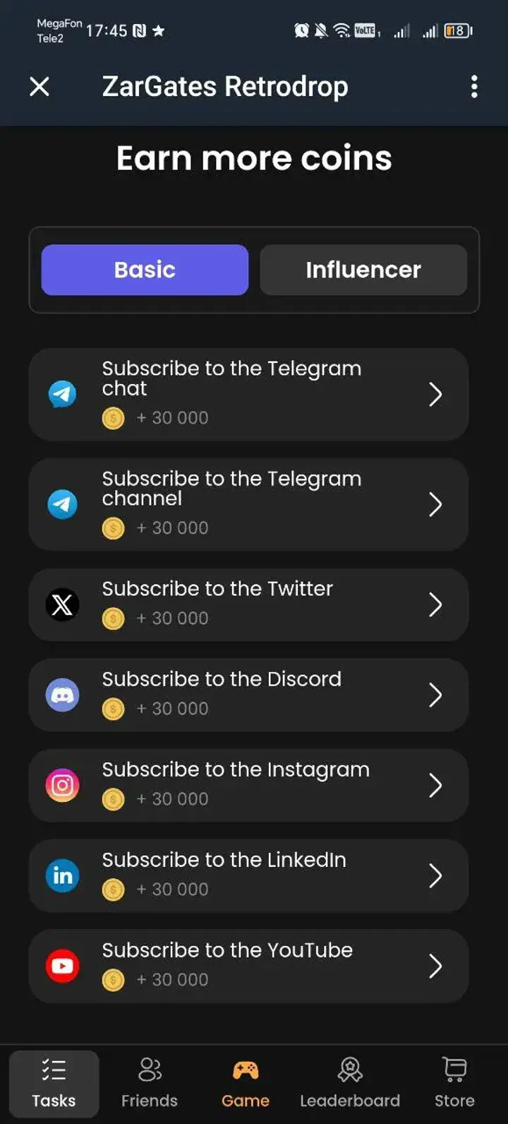 Zargates Bot screenshot 1