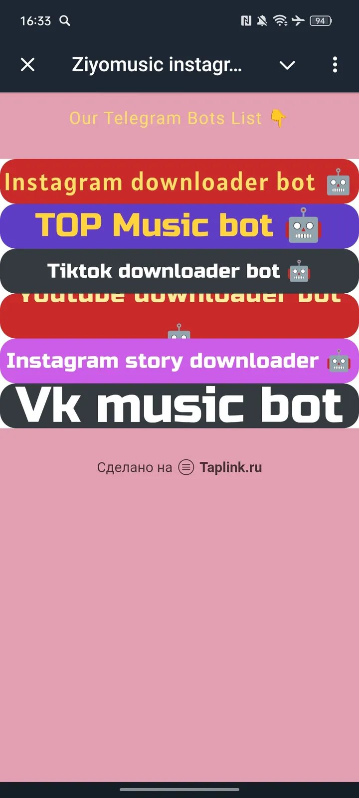 Ziyomusic instagram tiktok youtube screenshot 4