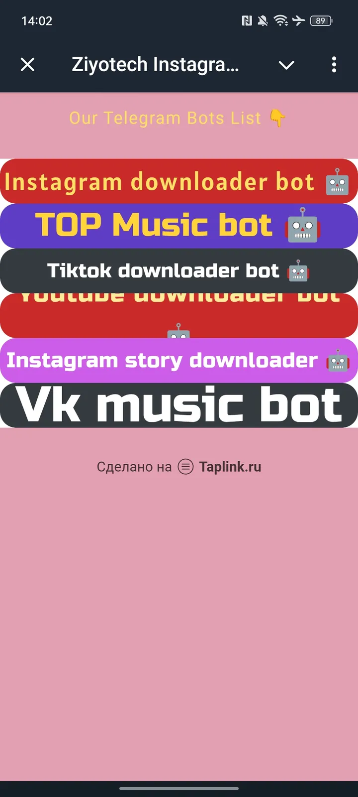 Ziyotech Instagram Downloader screenshot 1