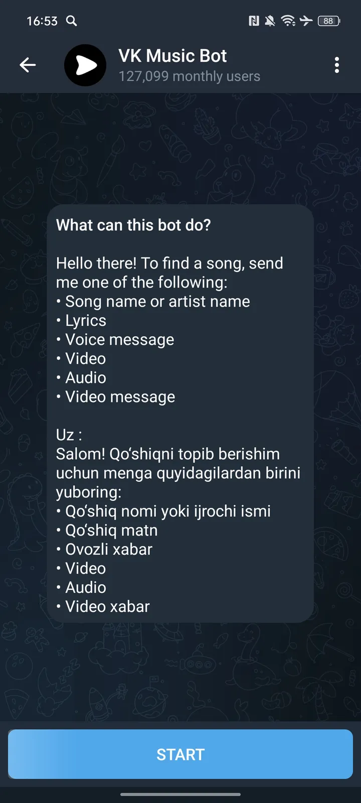 VK Music Bot screenshot 1